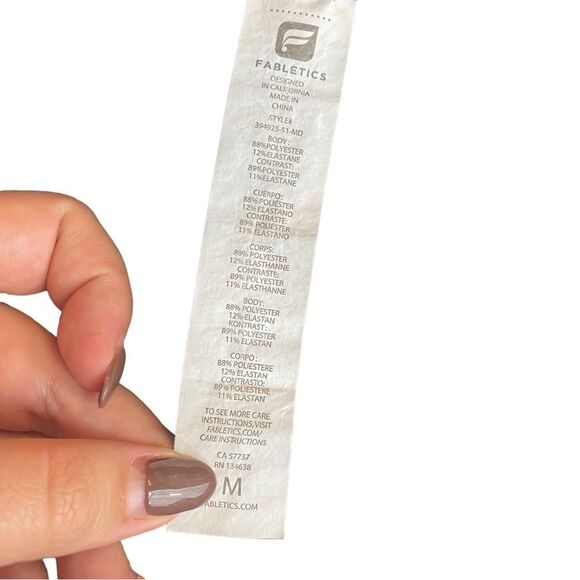 Fabletics Women L Salar Fold Over Waist Yoga Pant‎ Dark Blue - Picture 3 of 10